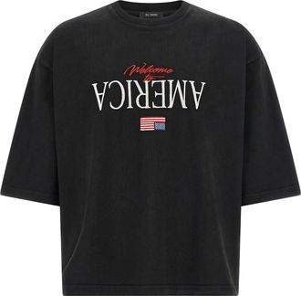 Willy Chavarria Mens Welcome To America- Buffalo T-Shirt