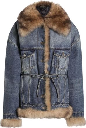 Dolce & Gabbana Cappotto denim - Blu