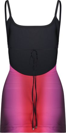 The Attico Womens Pink Faded-Dye Cover-Up Dress Polyester; Polyamide Beach