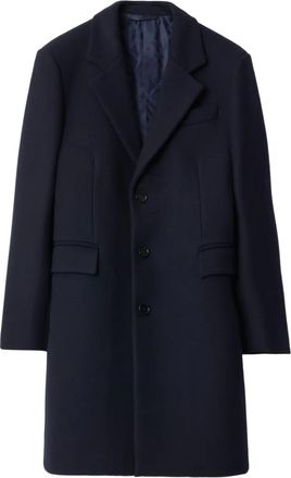 Burberry Wollen jas - Blauw