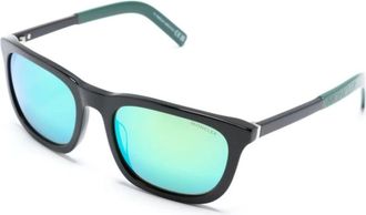 Moncler Kolligan Zonnebril - Heren - Zonnebrillen - Zwart - 57 MM - Accessoires