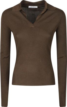 Max Mara Mujer, Camisetas, Marr&oacute;n, Talla: L