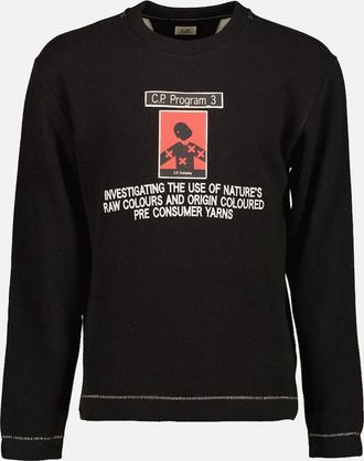 C.P. Company Mens Program_3 Fleece Sweatshirt - Black - Size: 46