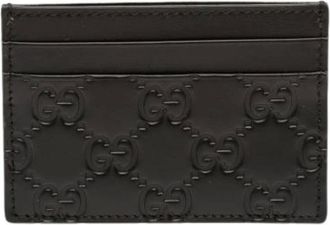Gucci Pre-owned Wallets, female, Black, Size: ONE SIZE Pre-owned Leather Wallet