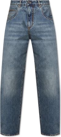 Etro Straight Leg Jeans - Heren - Regular Fit Jeans - Blauw - W31 - Jeans