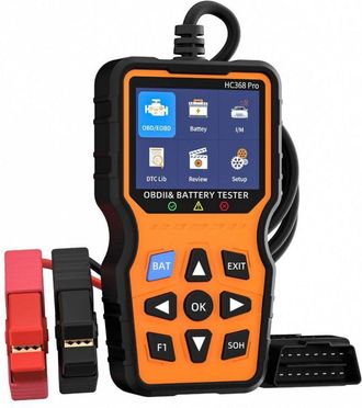 OEM Obd2 Diagnostic Tool - Battery Tester - Compatible With Obdii Vehicles From 2003 - 13 Languages - 90 Cm Cable - 1 Unit