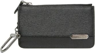 Bulgari Pre-owned Wallets, male, Black, Size: ONE SIZE Pre-owned Scaglie Man 282774 Coin Case Card Case