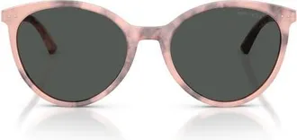 Jimmy Choo London JC5060 53mm Phantos Sunglasses in Rose Havana/dark Grey at Nordstrom