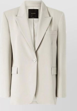 Pinko tailored blazer jacket chest welt pocket