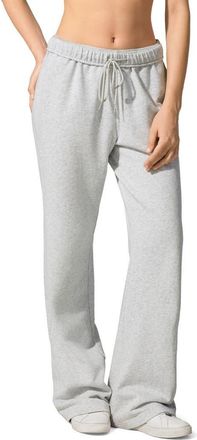 LilySilk Seamflow Stride Sweatpants in Heather-Grey at Nordstrom, Size X-Large
