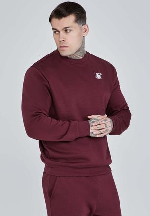 Siksilk Sweatshirt SIKSILK Siksilk Sweatshirt Essentials Sweater, Herren, Gr. XXL, rot, Obermaterial: 80% Baumwolle CO. 20% Polyester PES., Sweatshirts Sweats