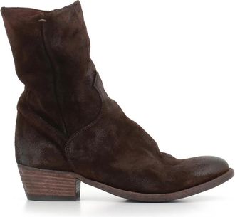 Pantanetti Anamur Enkellaarzen - Dames - Laarzen met Hak - Bruin - 37 EU - Leer - Schoenen