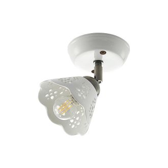 Lindby Foco efgenia En Blanco De Cer&aacute;mica - Lindby