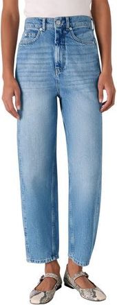 Whistles Authentic Barrel Leg Jean in Light Wash at Nordstrom, Size 30