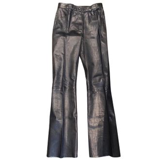 Jitrois Pinstripe Leather Pants Size S