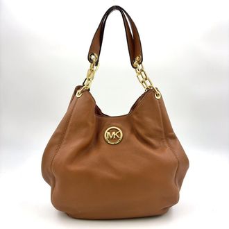 Michael Kors Calf Tote Bag Brown
