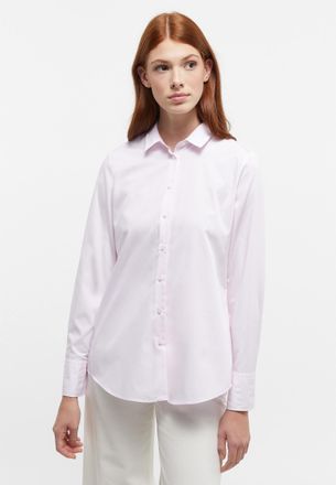 Eterna Hemdbluse ETERNA REGULAR FIT, Damen, Gr. 50, rosa, 100% Baumwolle, Blusen Hemdbluse, EASY IRON (b&uuml;gelleicht)