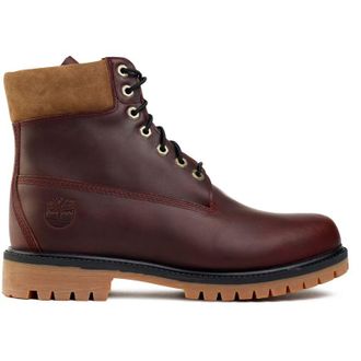 Timberland Mens 6 Premium Boots - Brown Leather - Size UK 10