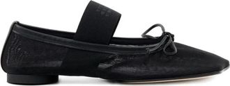 Maison Margiela Anatomic Numeric Ballerinas - Dames - Ballerinas - Zwart - 39 EU - Leer - Schoenen