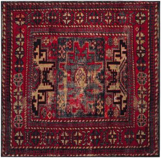 Safavieh Alfombra rojo/multicolore 91 x 91 cm