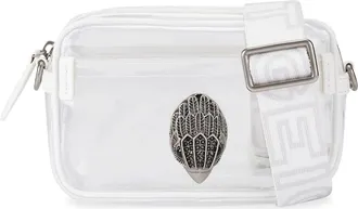 Kurt Geiger Small Kensington Vinyl Camera Crossbody Bag in White at Nordstrom