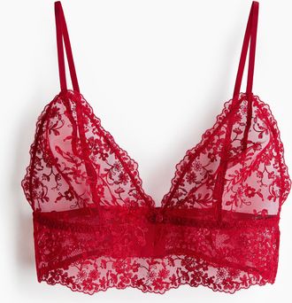 H&M Besticktes Bralette - Red