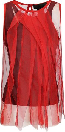 Maria Calderara Top Origami - Rosso