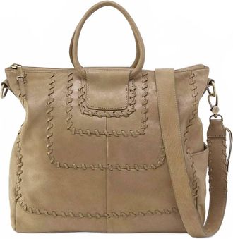 Hobo Sheila Large Satchel Bag In Burnished Sage
