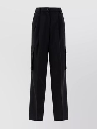 Herno cargo trousers in wool blend