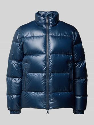 Tommy Hilfiger Regular Fit Daunenjacke mit Steppn&auml;hten in Marine, Gr&ouml;&szlig;e XXL