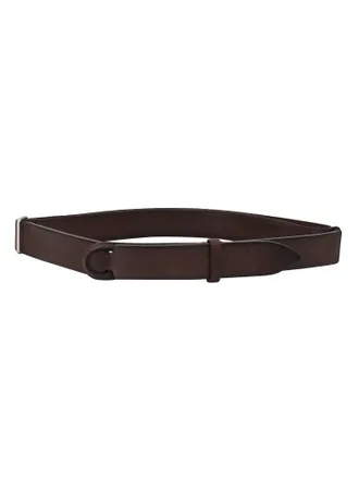 Orciani Minimalist Calf Leather Integrated Belt