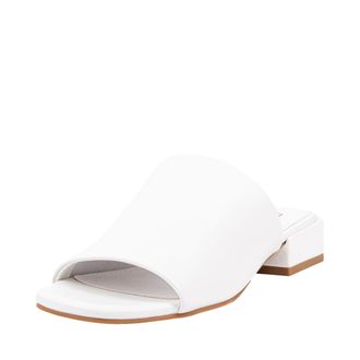 Steve Madden Ander Sandal White Leather ANDER-WHT Womens