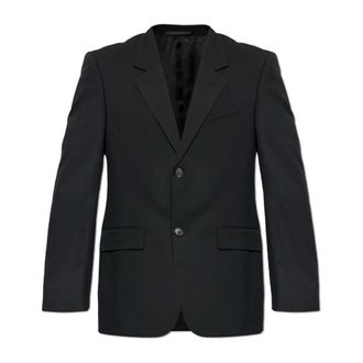 Balenciaga Standard Tailored Wool Blazer - male - Balenciaga - Blazers - Black - L - Jackets