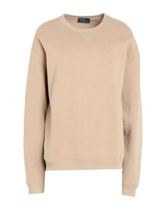 Ralph Lauren SUEDE-FRINGE-TRIM FLEECE SWEATSHIRT