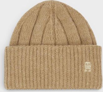 Tommy Hilfiger Womens Timeless Beanie - Brown - Size: O/S