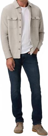 Paige Normandie Straight Jeans In Russ