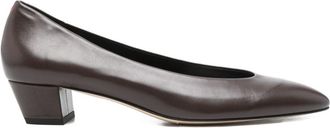 Aeyde 35mm Helia Pointed-Toe Pumps - Womens - Rubber/Nappa Leather/Calf Leather