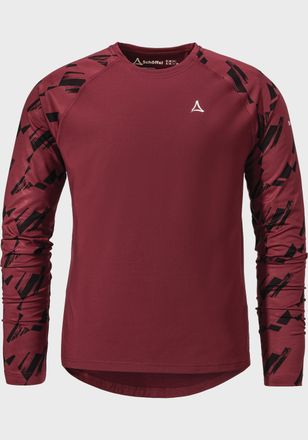 Sch&ouml;ffel Funktionsshirt SCH&Ouml;FFEL Longsleeve Lakata Trail M, Herren, Gr. 50, rot (2965, rot), Oberstoff : 79% Polyester 21% Elasthan, Rundhals, Shirts Funktions