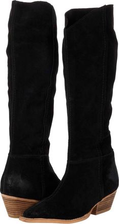 Free People Womens Sway Low Slouch Boot Western In Black