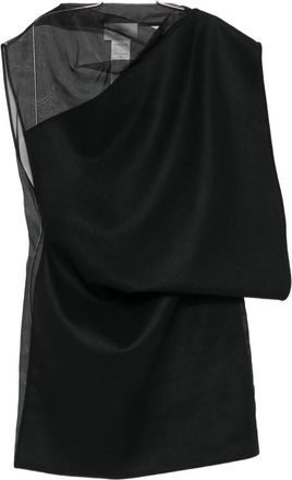Sportmax Asymmetric Draped-panel Midi Dress