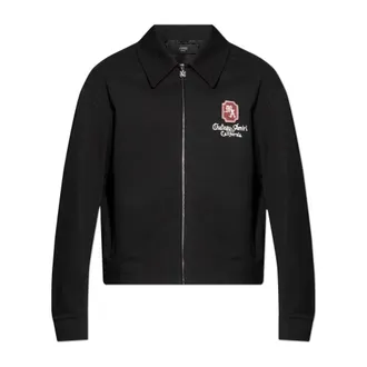 Amiri Light Jackets, male, Black, Size: 2XL Logo Jacket