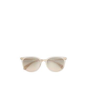 Moncler Moncler Korra Oval Sunglasses, Unisex, White, Size: 53