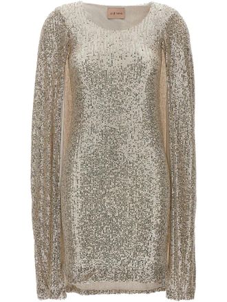 Le Twins Villa mini-jurk - Zilver