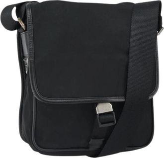 Prada Pre-owned Nylon Cross Body Bag - Dames - Vintage Schoudertas - Zwart - ONE Size - Nylon - Vintage
