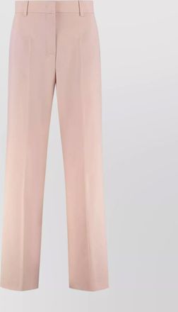 Max Mara wide-leg trousers with buttoned back pockets