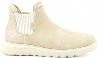 Hey Dude Branson Boot - Dames - Chelseaboots - Beige - 41 EU - Leer - Schoenen