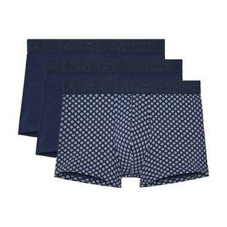 HOM John 2 Boxer Briefs 3p in Navyprint/navy/navy at Nordstrom, Size X-Large
