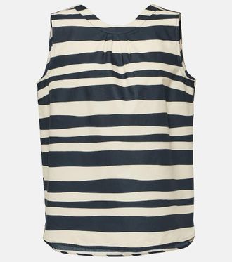 Max Mara Top Haway in cotone a righe