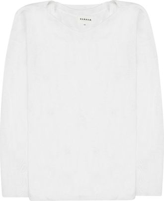 P.A.R.O.S.H. Lightweight Relaxed-Fit Linen-Blend Top
