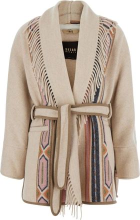 Bazar Deluxe Coats - Dames - Jas met riem - Beige - S - Jassen